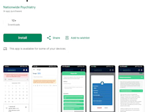 develop a react native mobile app for android and ios