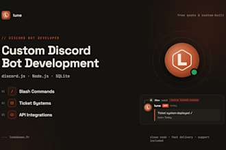 build a custom discord bot for your server or community