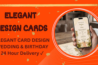 design digital cards invitation
