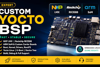 build custom yocto bsp for nxp imx, rockchip rk3588, arm som and carrier board