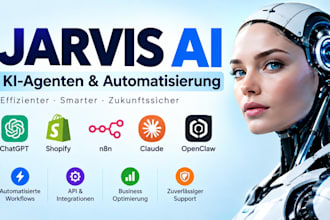 jarvis ki assistent, jarvis ai agent, shopify n8n automatisierung, ki openclaw