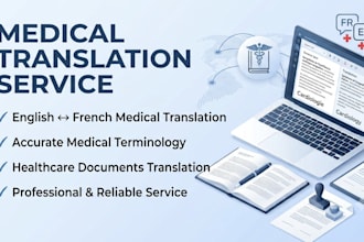 translate medical documents from english to french