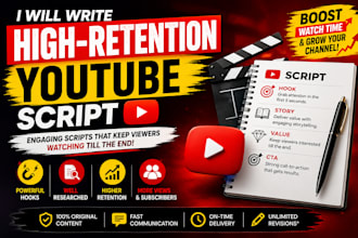 write a viral youtube script