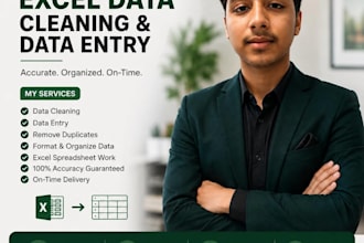 clean and format excel data