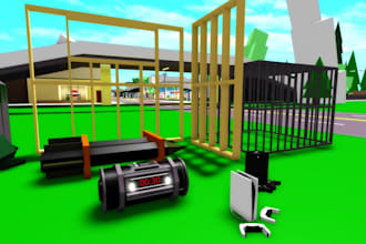 create custom roblox 3d models, assets, and game items for your roblox game
