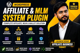 create wordpress affiliate MLM system wocommerce wallet and referral plugin