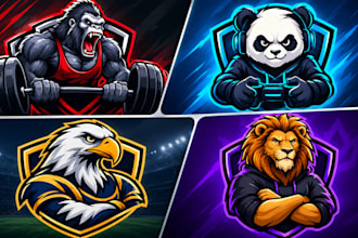 design custom mascot, cartoon character logo for your brand or business today