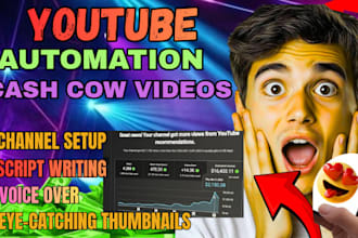 be your faceless youtube ai video creator for cash cow videos
