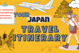 create a customized japan travel itinerary for your trip