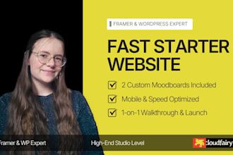design and build your framer or wordpress business website
