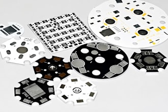 design custom aluminum  led pcb layout for high power streetlights and lamps