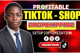 setup tiktok shop dropshipping, ads, listings, fix tiktok shop as tiktok manager