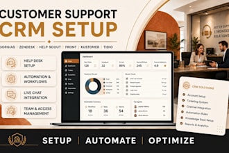 setup customer support crm gorgias help scout front kustomer tidio zendesk
