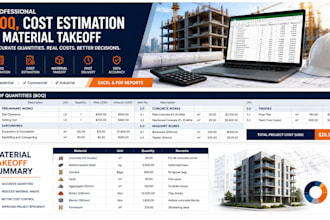 prepare accurate boq and cost estimation