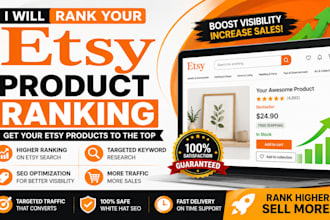 rank your etsy products with professional etsy SEO
