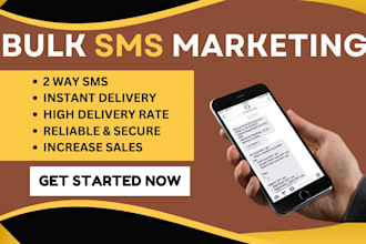 send bulk sms marketing campaign, blast text message and bulk sms