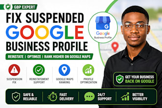 setup google my business, fix suspended gmb, gmb reinstatement