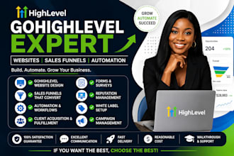 gohighlevel expert gohighlevel website setup email automation workflow