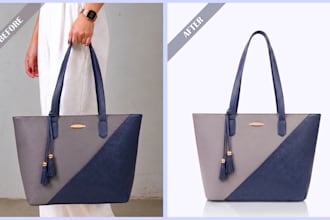 do ecommerce product photo editing, background removal and wrinkle removal