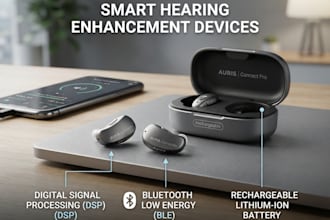 design smart hearing enhancement devices with dsp ble and rechargeable battery