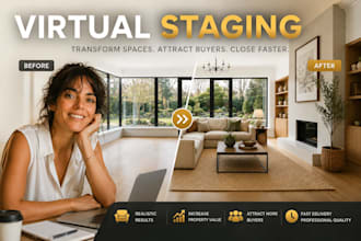 do ultra realistic virtual staging for real estate