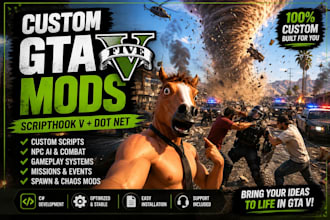 develop custom gta 5 singleplayer script mods