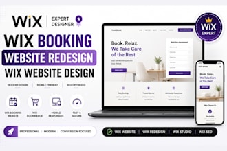 wix booking website redesign wix website redesign wix website design wix website