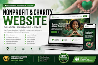 fundraising website, nonprofit charity website, ngo fundraising donation website
