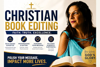 professionally edit and proofread your christian book, devotional or manuscript