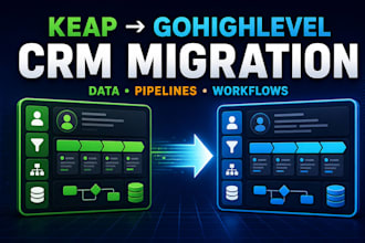 migrate your CRM from keap to gohighlevel without losing data