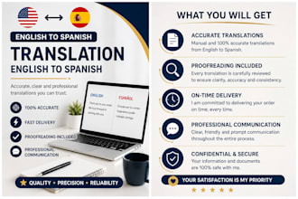 translate english to spanish and spanish to english