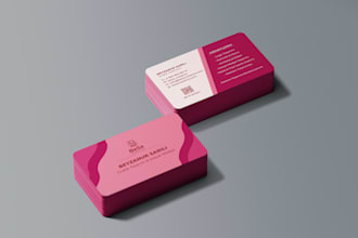 design professional business card and corporate stationery