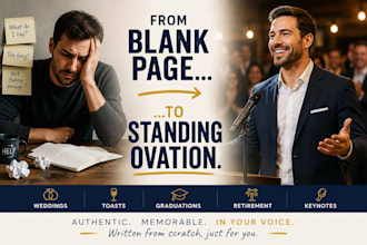 write a personalized speech for any occassion