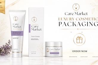 design minimalist packaging design,skincare, lable  and cosmetic design