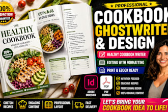 ghostwrite healthy cookbook recipe book nutrition ebook cookbook formatting