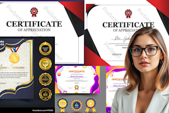 design dynamic college, high school and university transcript cerificate design