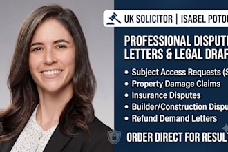 draft a formal UK insurance dispute letter to challenge denials