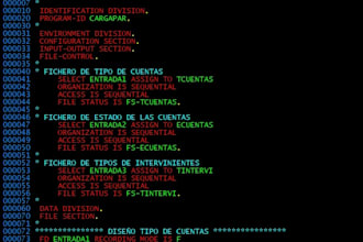 develop maintain or fix cobol natural or jcl programs