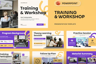 create professional workshop presentation, training workbook and materials