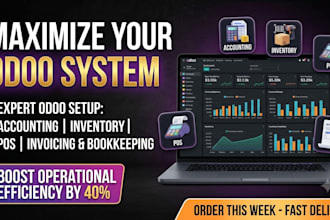 setup odoo accounting, inventory, point of sale, invoicing and bookkeeping