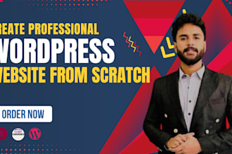 create professional wordpress website from scratch