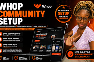 whop community setup whop digital product whop community setup whop manager