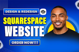 build squarespace website design or redesign, squarespace website, wix website