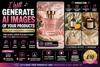 create realistic ai product images for your brand