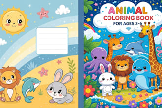 design printable activity book,busy book,puzzle book,workbook, and adhd planner