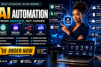 build chatgpt ai automation make com n8n workflow API integration and automation