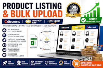 do product listing to cdiscount marketplace bulk mercado libre amazon seo upload