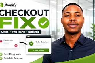 fix shopify checkout cart and payment issues fast and correctly shipping setup