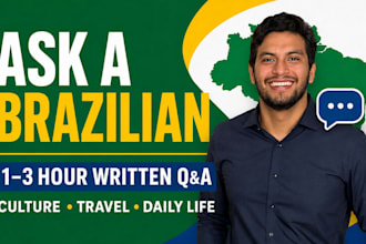 answer your questions about brazil as a local