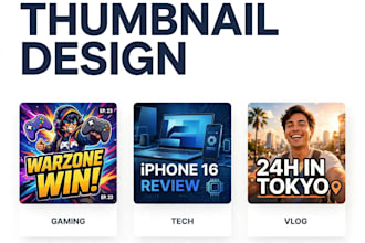 design a youtube thumbnail that boosts your CTR